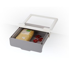 Joseph Joseph CupboardStore Under Shelf Drawer Kitchen Cupboard Storage Organiser, Space Saving, Grey