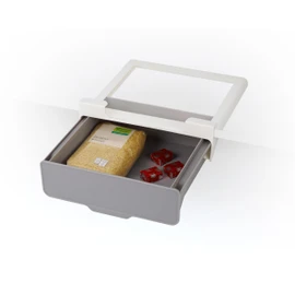 Joseph Joseph CupboardStore Under Shelf Drawer Kitchen Cupboard Storage Organiser, Space Saving, Grey