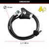 MASTER LOCK Security Cable with Key Lock [Adjustable Locking Cable
