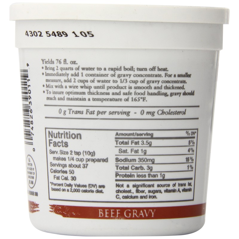 Minor's Gravy Concentrate, Beef, 13.6 Ounce