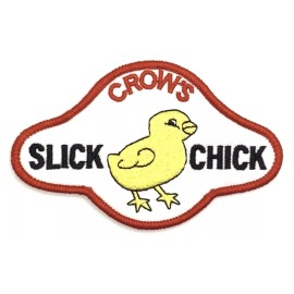 Retro Crows Slick Chick Farm Patch Iron Sew On Vintage Style Retro Cap Hat