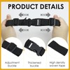EuAcesry Chest Strap for Backpack, Adjustable Nylon Backpack with Non-Slip