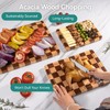 Checkerboard Cutting Board 3-PC Set, Solid Wooden Chopping Board, Acacia