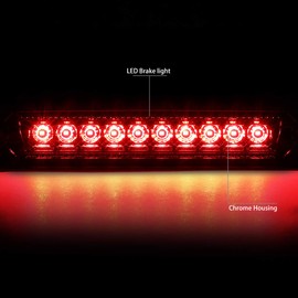 DNA MOTORING 3BL-JCOM06-LED-CH - Luz de freno LED de tercera parte trasera [compatible con Jeep Commander]