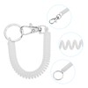 PATIKIL Retractable Coil Springs Keychain, 5 Pack Anti-lost Key Chain