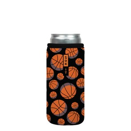 Sok It Can Sok Sleeve for Beer & Soda Insulated Neoprene Cover (Slam Dunk, 12oz Slim Can Sleeve)