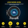 iPower 4" Quiet Inline Duct Fan with 10-speed Controller, 214