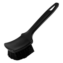 Lotsdonxia Car Wheel Cleaning Brush – Black Handle & Bristles for Efficient Tire and Rim Cleaning, Easy Dirt Removal, Suitable for Cars, Motorcycles, and Bicycles