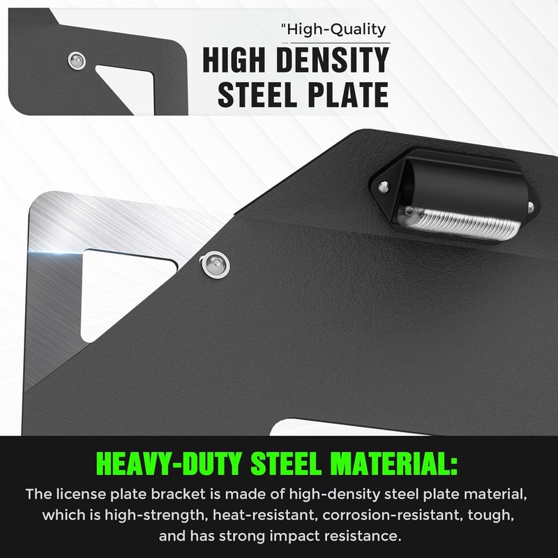 for Ford Bronco Spare Tire Mount License Plate Frame with