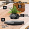 Leekimid Levitating Plant Pot, Magnetic Levitation Flower Pot Suspension Floating