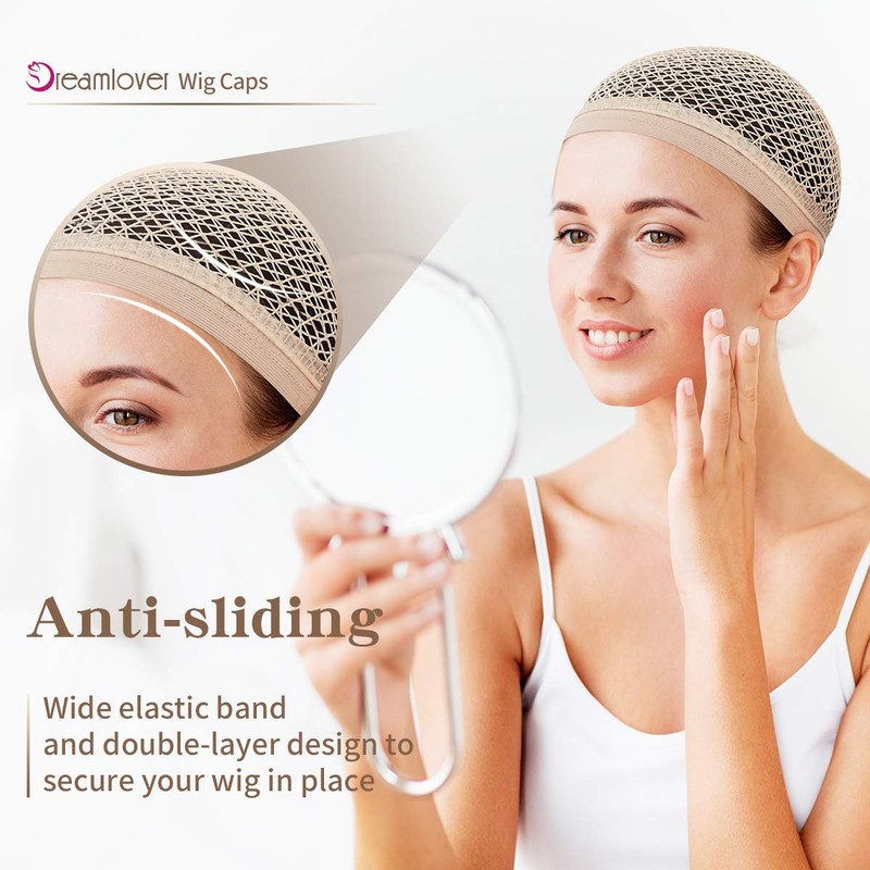 Dreamlover Hair Net for Wigs, Wig Caps to Hold Wig