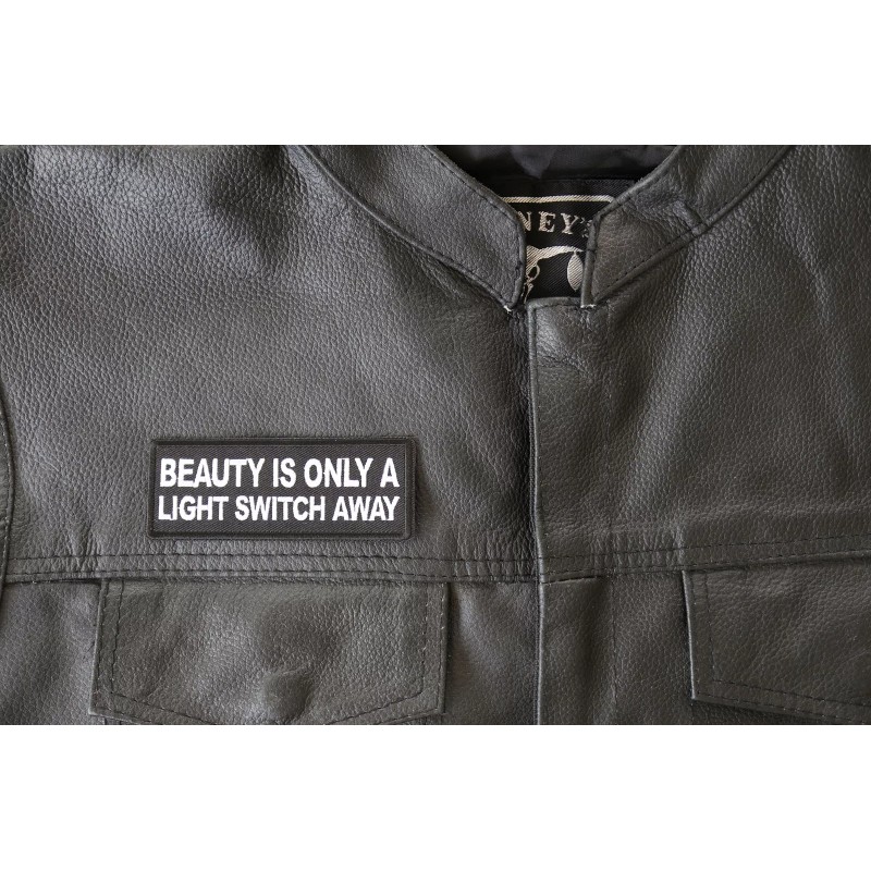 Ivamis Beauty is Only a Light Switch Away Patch- 4x1.5