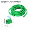 sourcing map Edge Trim Green U Shape Edge Protector Rubber
