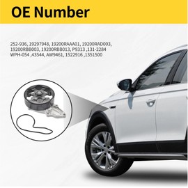 KAYULONE Water Pump Kit Compatible with Honda Accord/CR-V/Element 2.4L L4, Acura TSX 2.4L L4 2004-2008