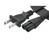 PWR+ Pwr AC Cable Replacement Power Cord 2 Prong 6