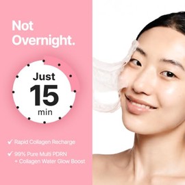 Purito Multi PDRN Collagen Real Glow Mask, Mascarilla Despegable Reafirmante, 100 mL
