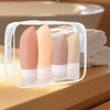 paspring 18 Pcs Travel Bottles for Toiletries, Leak Proof Silicone