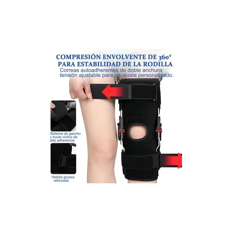 Rodillera Mecanica Postoperatoria Soport Ortopedia Ajustable