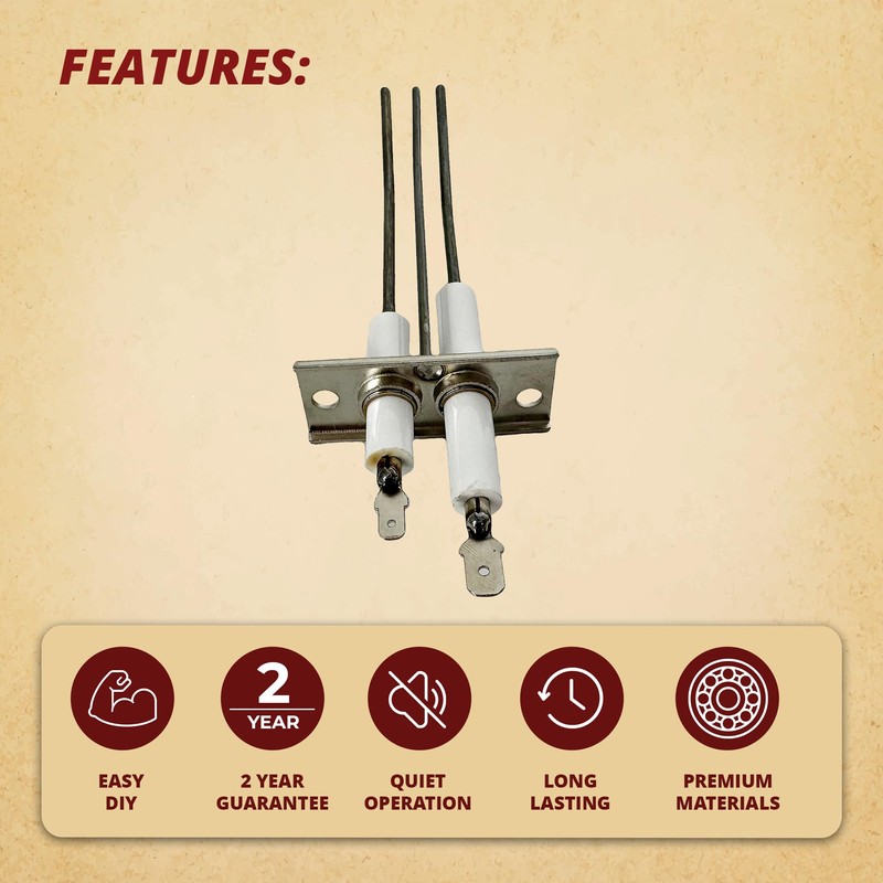 Pellethead Replacement Atwood, Dometic HydroFlame Dual Sense Igniter Electrode, 36998