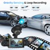 Hodozzy 360° Car Dash Cam, 4 Cameras Front Rear, 1080P,