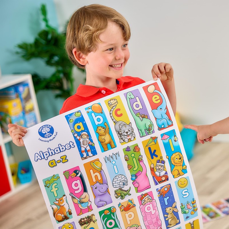 Orchard Toys Giant Alphabet, Educational and Fun Puzzle, Includes Poster