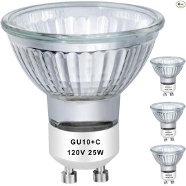 NoBrand 25W 120V NP5 Candle Warmer Bulb, GU10 120V 25W MR16 Glass Cover Bulb, 25.0