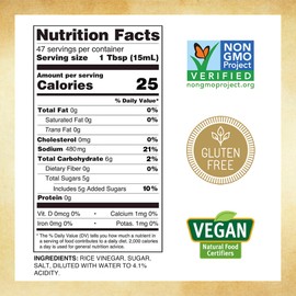 Marukan Seasoned Gourmet Rice Vinegar for Sushi & Cooking, Seasoned Rice Vinegar (24 fl oz)