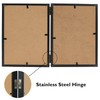 JCJMY 5x7 Double Picture Frame Set of 2 Hinged Folding