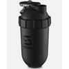 SHAKESPHERE Protein Shaker Bottle Smoothie Cup with ClearWindow Matte/Black 24Oz
