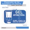 Seguridad Total Kit Despachador Gel Antibacterial + Pedestal Anticontacto V2