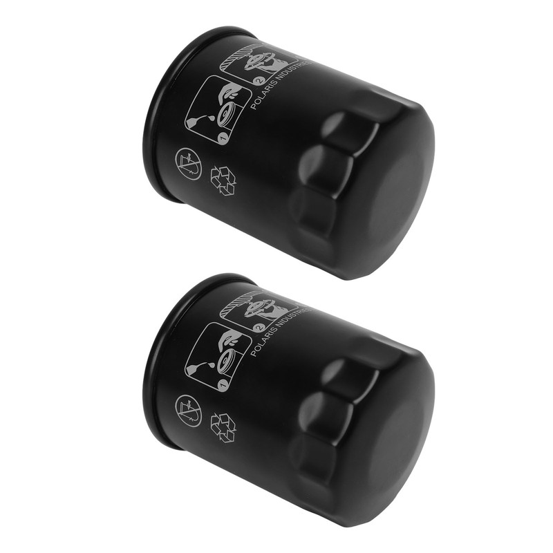 2PCS Oil Filter 2540086 Oil Cleaner Steel Cylindrical Replacement for