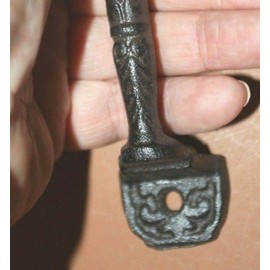 Farmhouse Cabinet Door Handles Pulls, Cast Iron (20 Items)