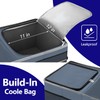 Trunk Organizer With Built-In Insulated Leak Proof Cooler Bag,Collapsible Cargo