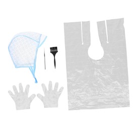 Ipetboom Hair Dye Brush Set Disposable Hair Dye Cap Crochet for Temporary Color
