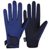 AFE Ladies Horse Riding Gloves Track Fabric Gloves Synthetic Leather