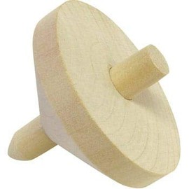 Artec 002431 Wooden Sesame (with string), Uncolored, 2.6 inches (65 mm), Cord Included