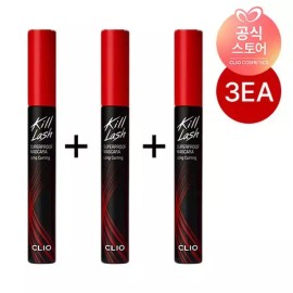 Clio [클리오] 수퍼프루프 마스카라 3개 [20 탱글가닥] [Clio] Superproof Mascara 3pcs [20 Tangle Fibers]