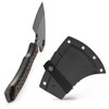 Ccanku C1393 Camping Hatchet Survival Axe,DC53 Steel Blade with Micarta