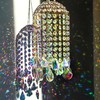 Crystal Chandelier Wind Chimes Suncatcher Pendant, Aurora Light Catcher for