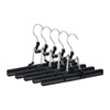Relaxdays Metal Trouser Hangers Pack of 5, 360° Swivel Hooks,
