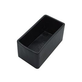 10 Pack Strut Channel Cap, 1-5/8" x 7/8" Plastic Black Short End Cap for 13/16" & 7/8" Tall Strut Channel End Cover