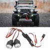 RC Headlights Aluminum Alloy Super Bright Car Headlights for 1/10