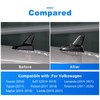 AIRSPEED Volkswagen Accessories Real Hard Carbon Fiber Car Shark Fin