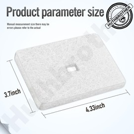 Upgraded 8 Pcs Air Filterc Compatible with Hiblow HP 60 & HP 80 Series Septic Air Pump HP-80-0110 HP-80-0117 Hp-80 Hp-60 Hp-80-XXXX Hp-60-XXXX - 3.7“ W x 4.3” L