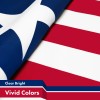 G128 Combo USA Flag & Liberia Flag 3x5Ft LiteWeave Pro