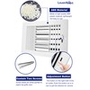 10"x6" Air Vent Cover Ceiling Register,LouanXpert Wall Vent Three-Way Plastic