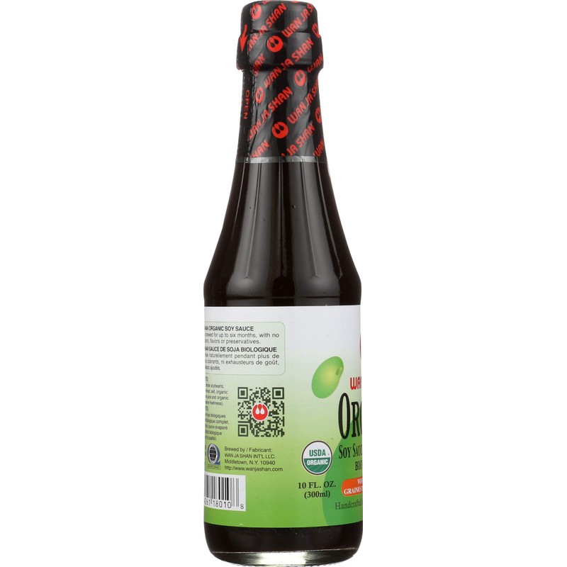 WAN JA SHAN Organic Soy Sauce, 10 FZ