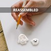 Operitacx Pack of 40 Polar Bear Erasers, Pencil Erasers, Animal