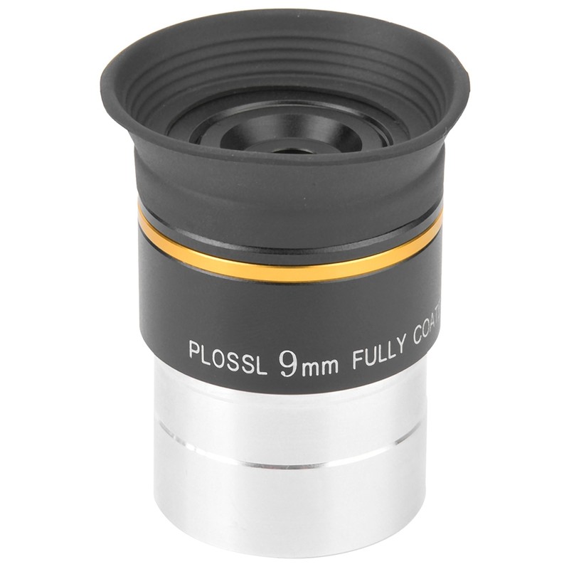 1.25inch Plossl Eyepiece 9mm Fully Coated Metal for Astronomic Telescope