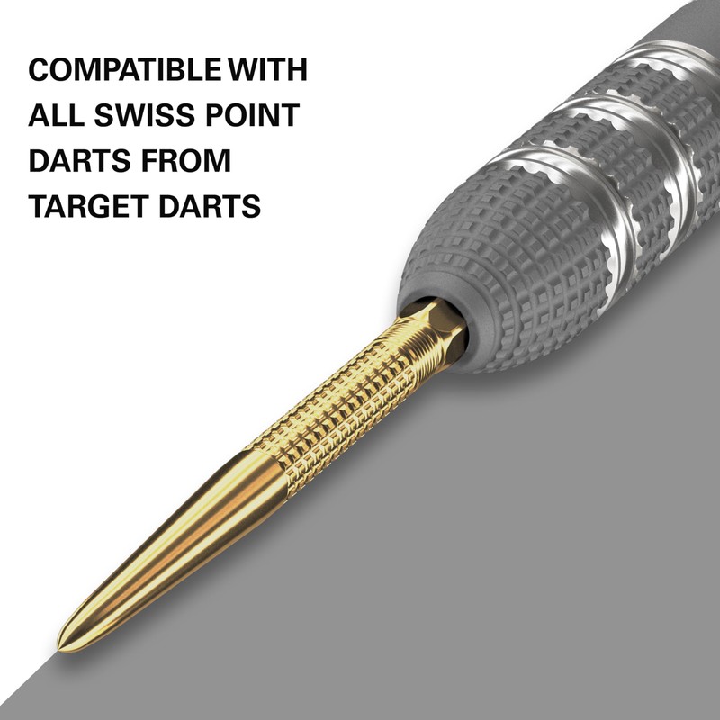 Target Darts Swiss Point GRD Gold 30mm Dart Points